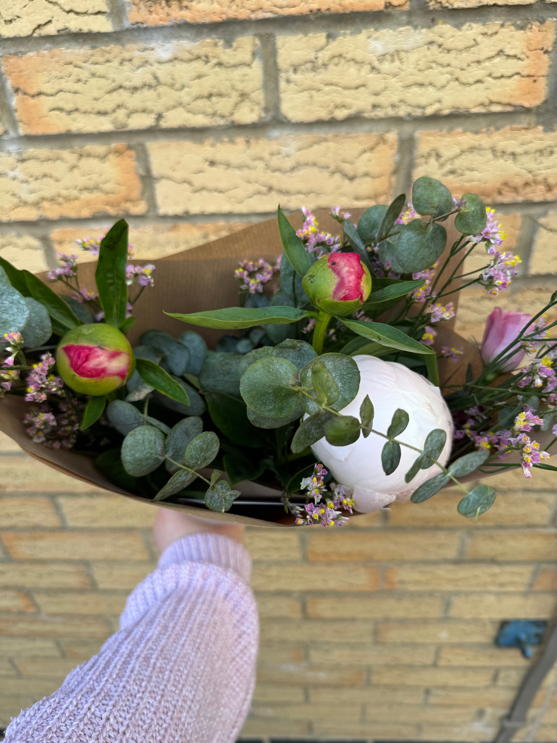 Dreamy Peony Bunch | Fresh Seasonal Peonies | Luxe Flower Gift Wrap | Wild & Romantic - Magic and Stars --Wildest Dreams Flowers