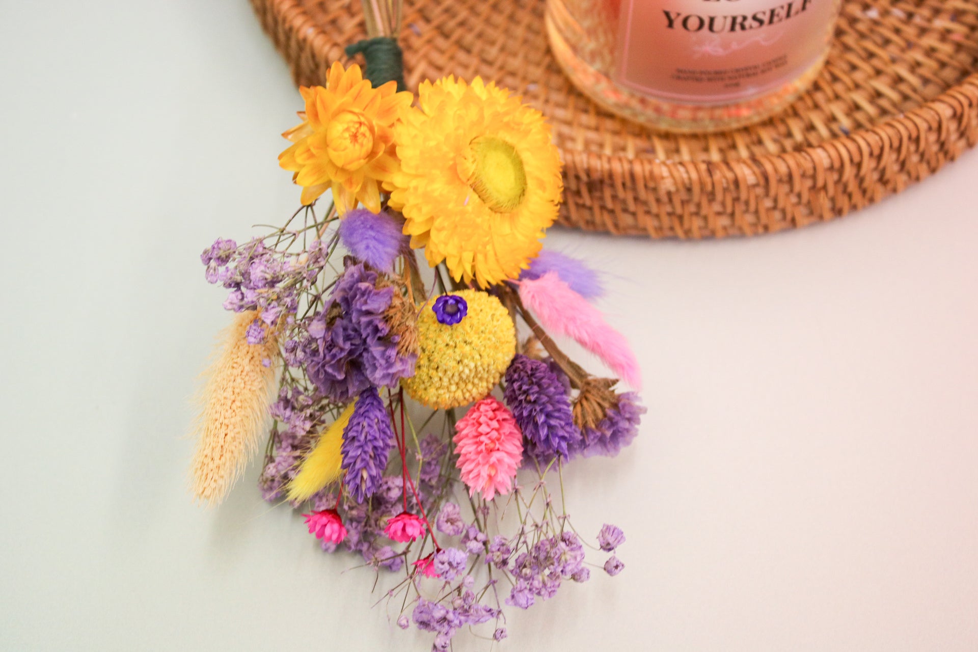 Dried Flower Mini Posie – Vibrant & Handcrafted - Magic and Stars -Dried Flowers-Wildest Dreams Flowers