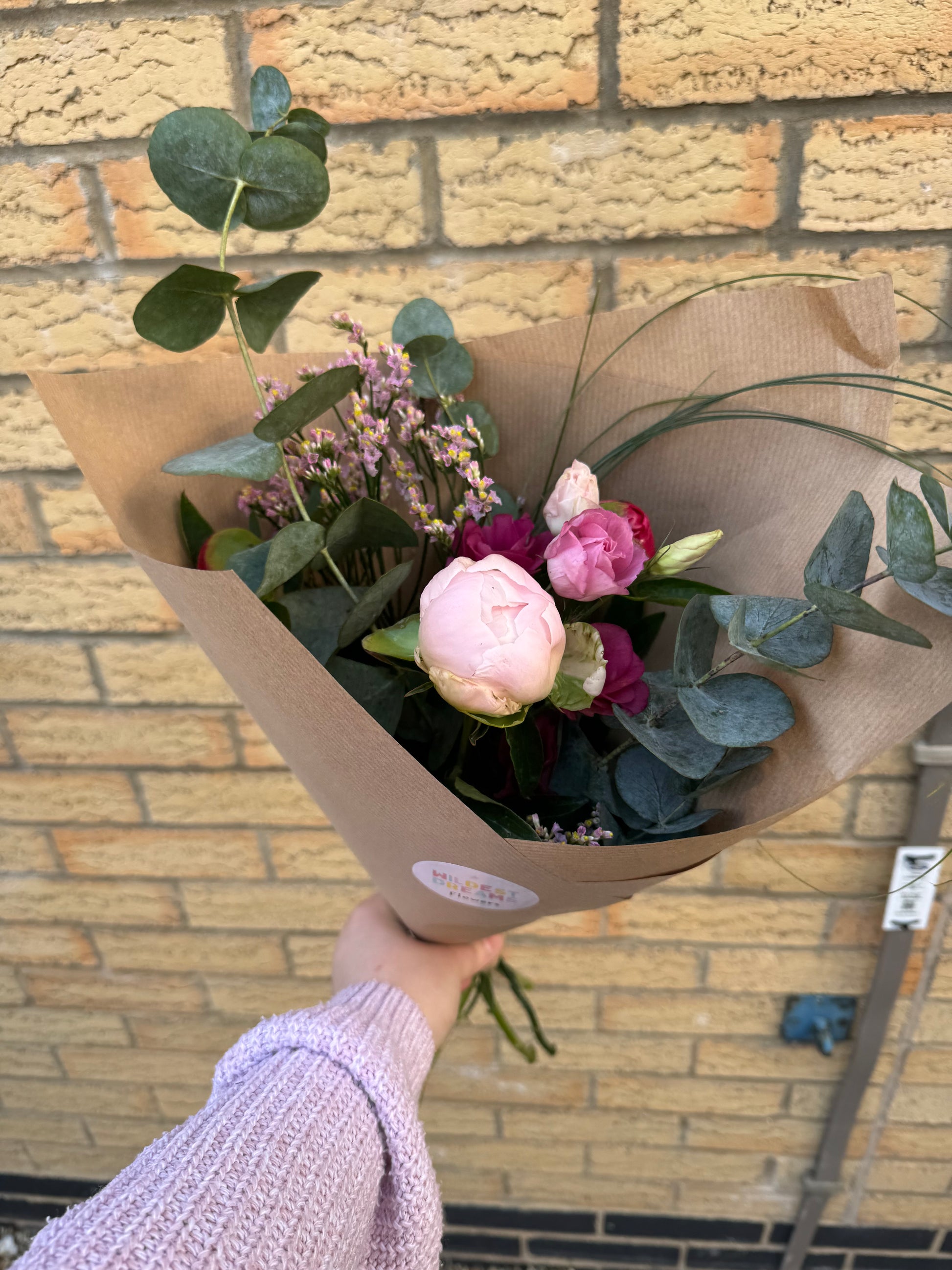 Dreamy Peony Bunch | Fresh Seasonal Peonies | Luxe Flower Gift Wrap | Wild & Romantic - Magic and Stars --Wildest Dreams Flowers