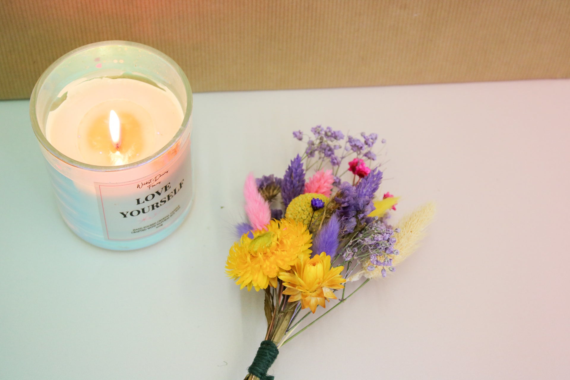 Dried Flower Mini Posie – Vibrant & Handcrafted - Magic and Stars -Dried Flowers-Wildest Dreams Flowers