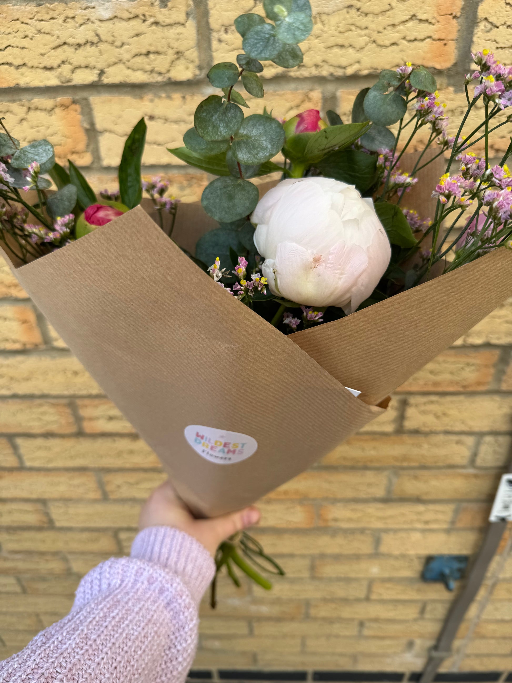 Dreamy Peony Bunch | Fresh Seasonal Peonies | Luxe Flower Gift Wrap | Wild & Romantic - Magic and Stars --Wildest Dreams Flowers