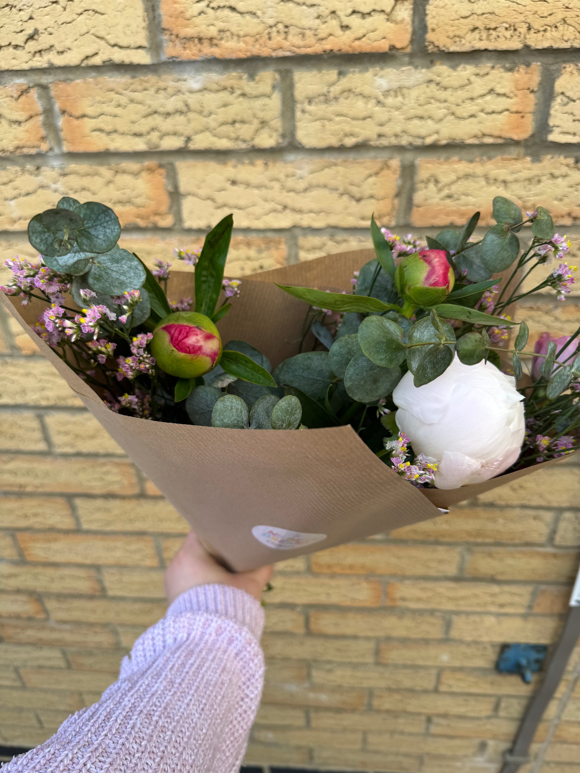 Dreamy Peony Bunch | Fresh Seasonal Peonies | Luxe Flower Gift Wrap | Wild & Romantic - Magic and Stars --Wildest Dreams Flowers