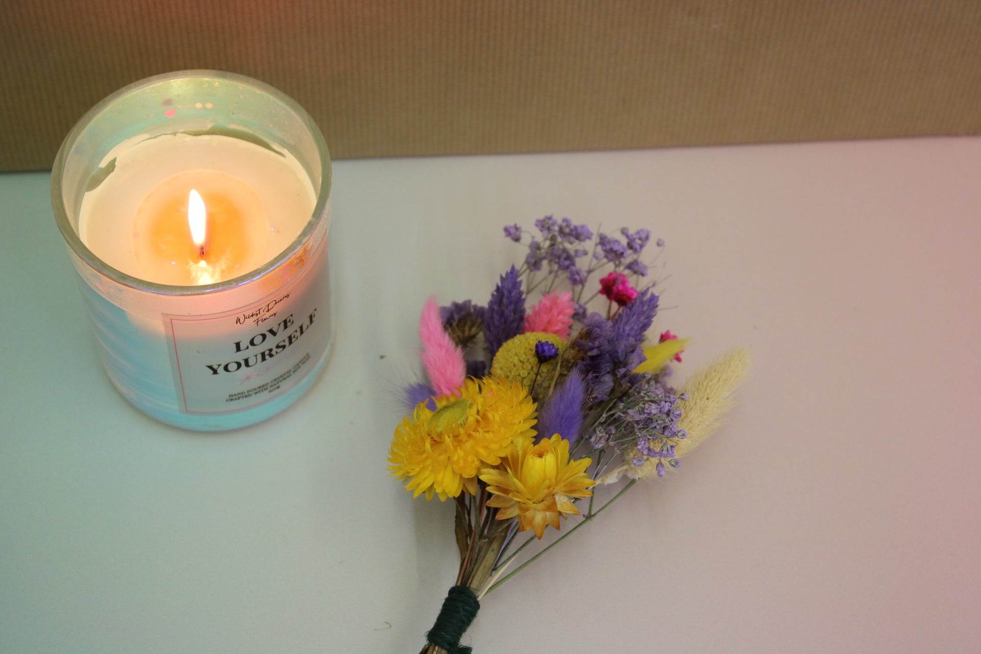 Dried Flower Mini Posie – Vibrant & Handcrafted - Magic and Stars -Dried Flowers-Wildest Dreams Flowers