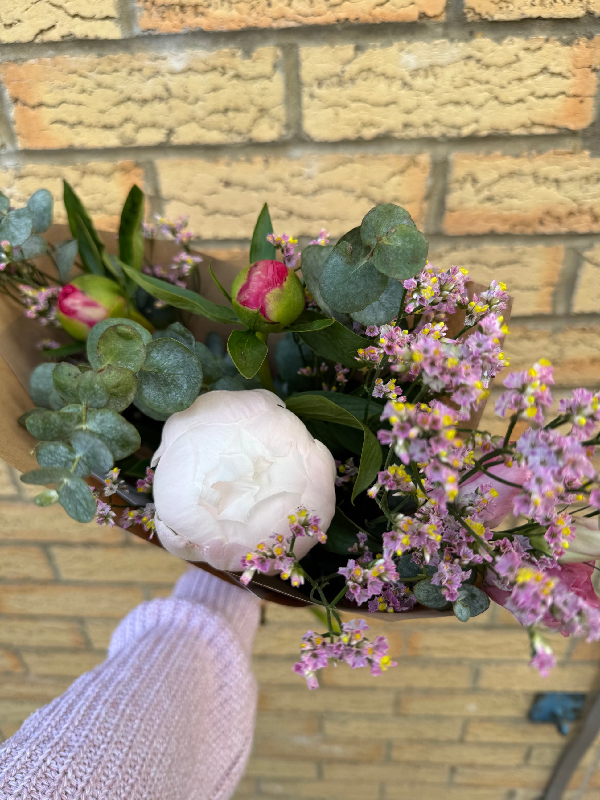 Dreamy Peony Bunch | Fresh Seasonal Peonies | Luxe Flower Gift Wrap | Wild & Romantic - Magic and Stars --Wildest Dreams Flowers