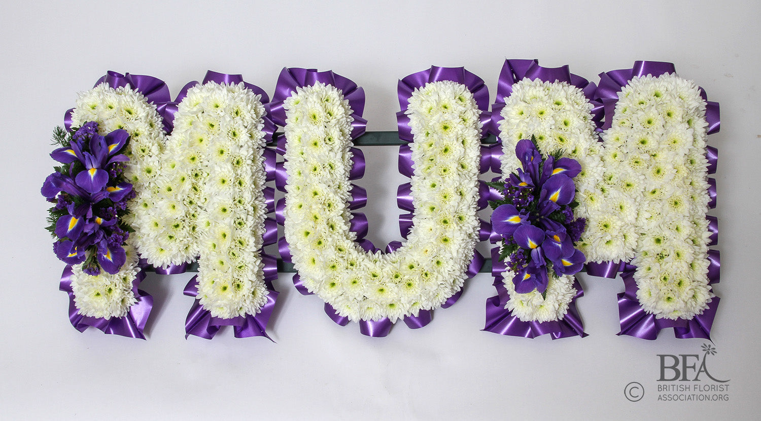 NAN Personalized Named Floral Tribute – Custom Funeral Letter Arrangement - Magic and Stars -fresh flowers-Wildest Dreams Flowers