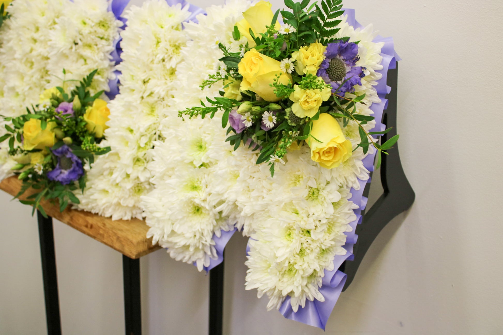 MUM Personalized Named Floral Tribute – Custom Funeral Letter Arrangement - Wildest Dreams Flowers -funeral Flowers-Wildest Dreams Flowers