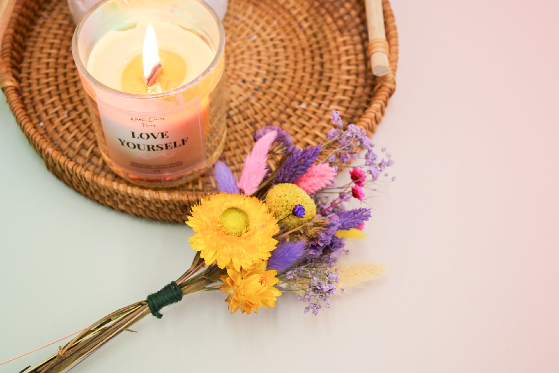 Dried Flower Mini Posie – Vibrant & Handcrafted - Magic and Stars -Dried Flowers-Wildest Dreams Flowers