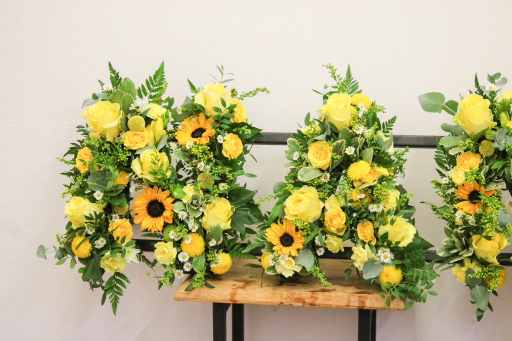 NAN loose Named Floral Tribute – Custom Funeral Letter Arrangement