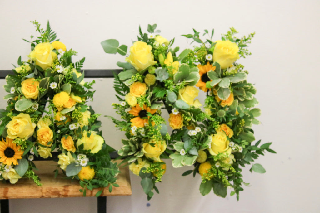 NAN loose Named Floral Tribute – Custom Funeral Letter Arrangement