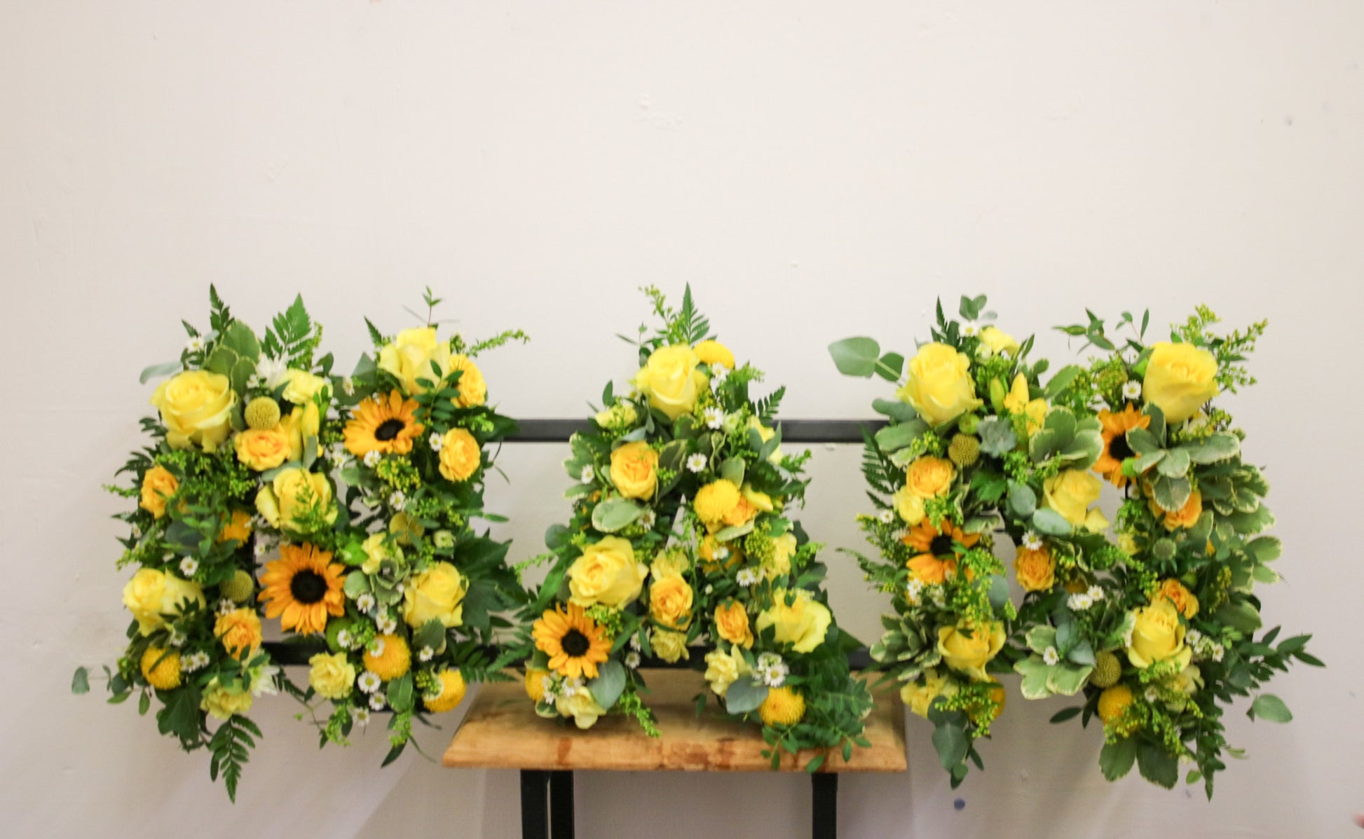 NAN loose Named Floral Tribute – Custom Funeral Letter Arrangement