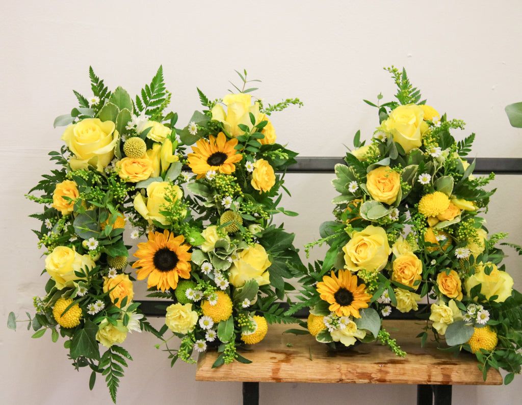 NAN loose Named Floral Tribute – Custom Funeral Letter Arrangement