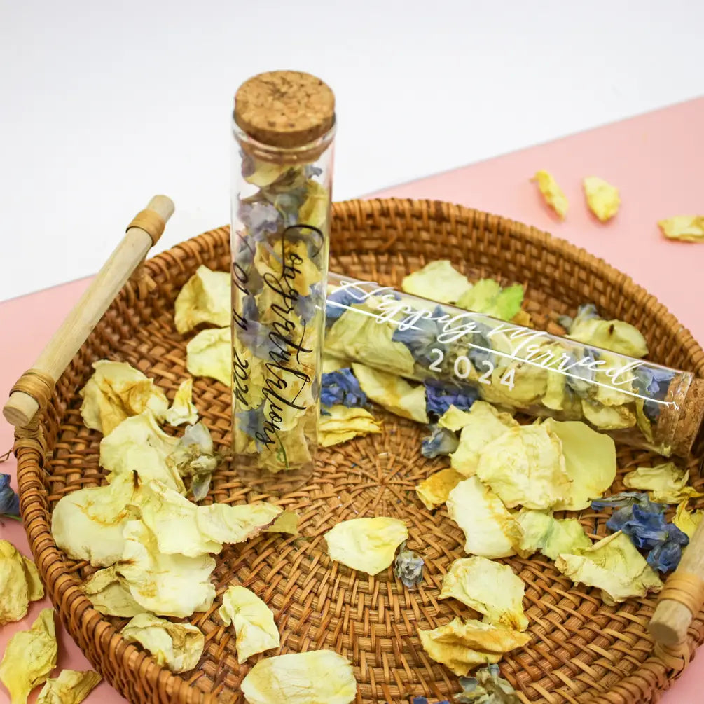 Biodegradable Confetti Real Dried Flower Petals - Wedding Flowers - Magic and Stars --Wildest Dreams Flowers 