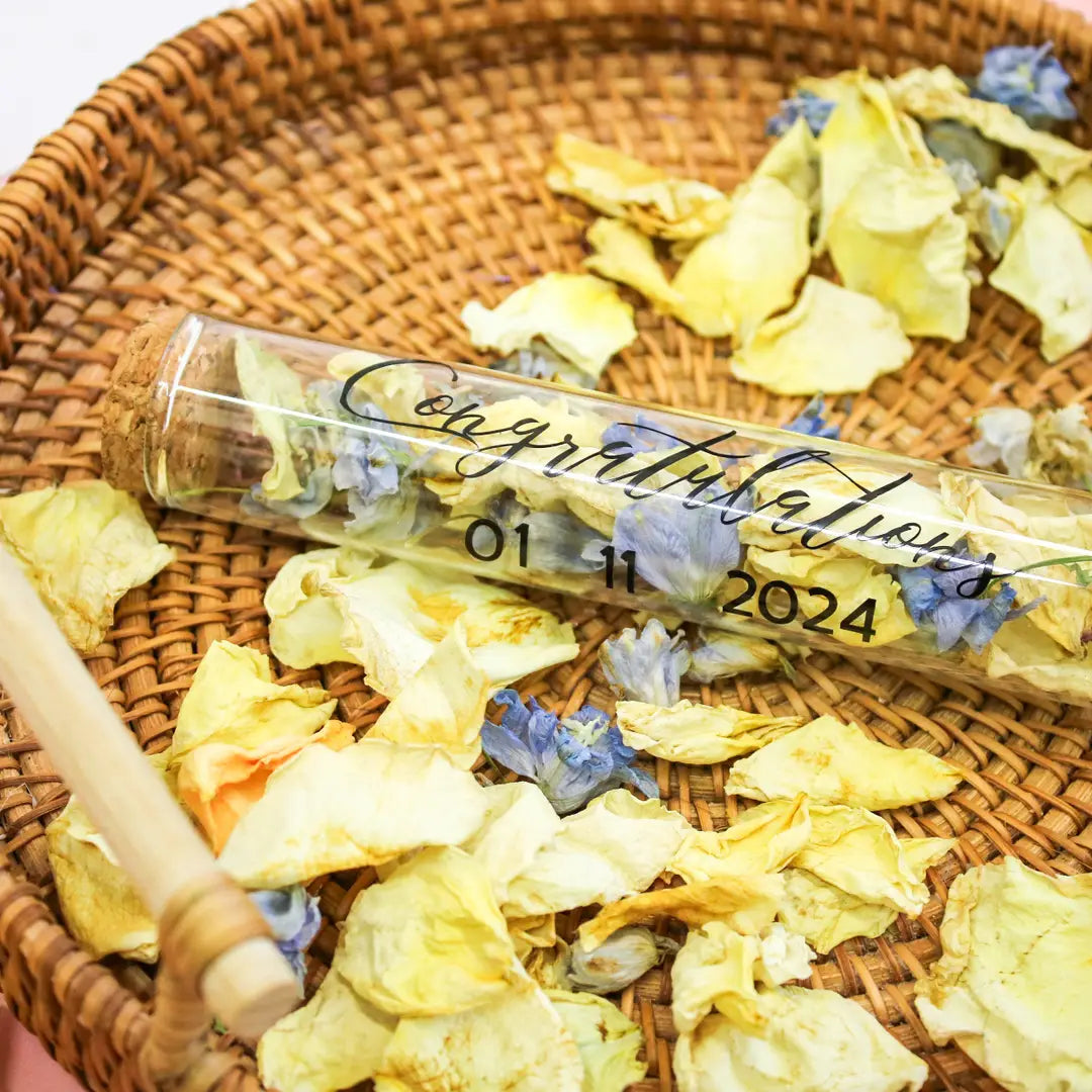 Biodegradable Confetti Real Dried Flower Petals - Wedding Flowers - Magic and Stars --Wildest Dreams Flowers 