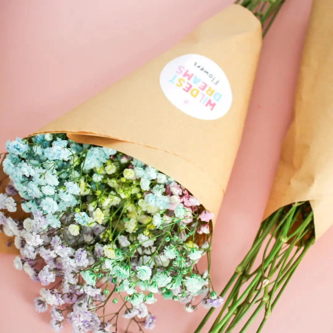 Fresh Rainbow Gypsophila - Baby's Breath Flowers - Magic and Stars --Wildest Dreams Flowers