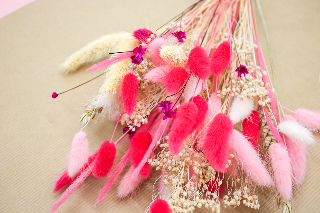 Pink Dried Flower Bouquet - Mixed Shades of Pink - Magic and Stars -Fresh Flowers-Wildest Dreams Flowers 