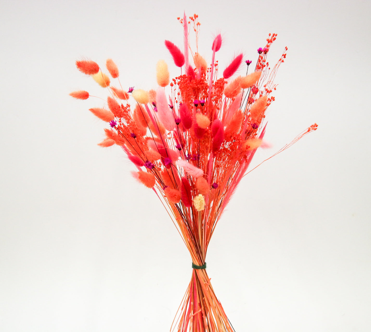 Orange & Pink Dried Flower Bouquet