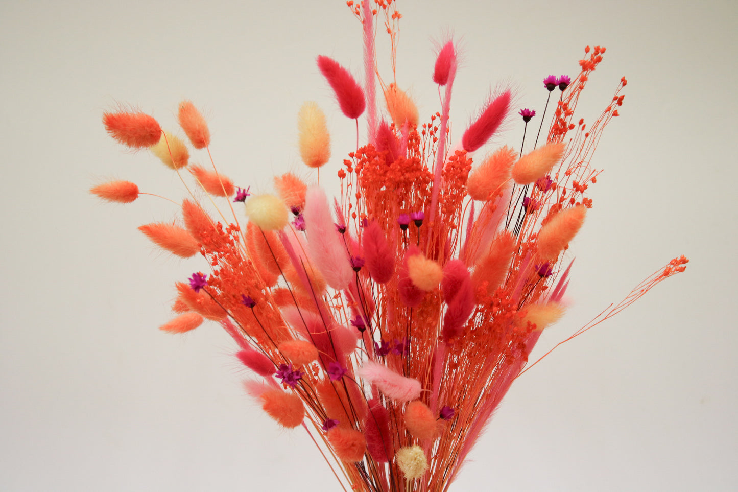 Orange & Pink Dried Flower Bouquet