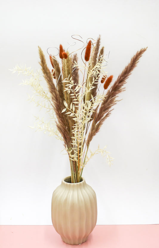 Large Brown Pampas Grass Bouquet Boho