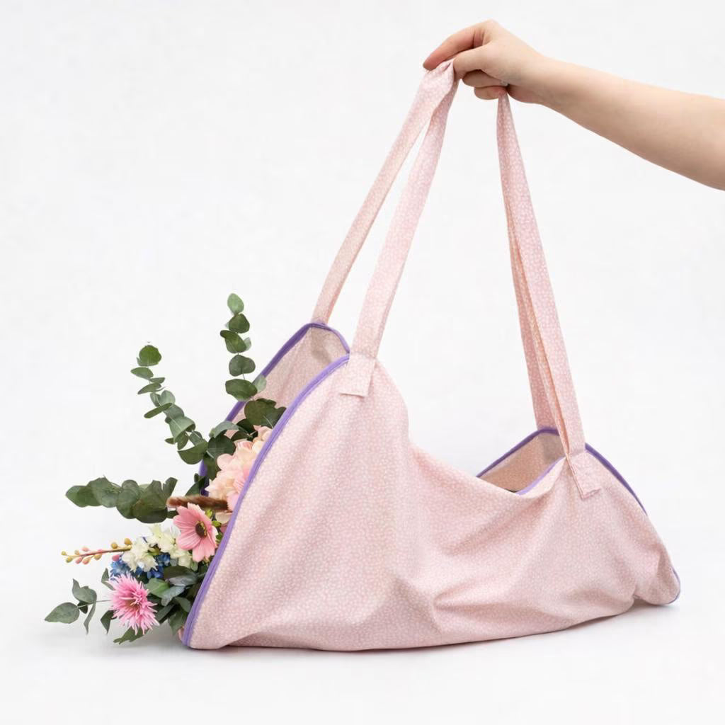 Cotton Flower Bouquet Carry Bag | Reusable Eco-Friendly Tote for Florists UK